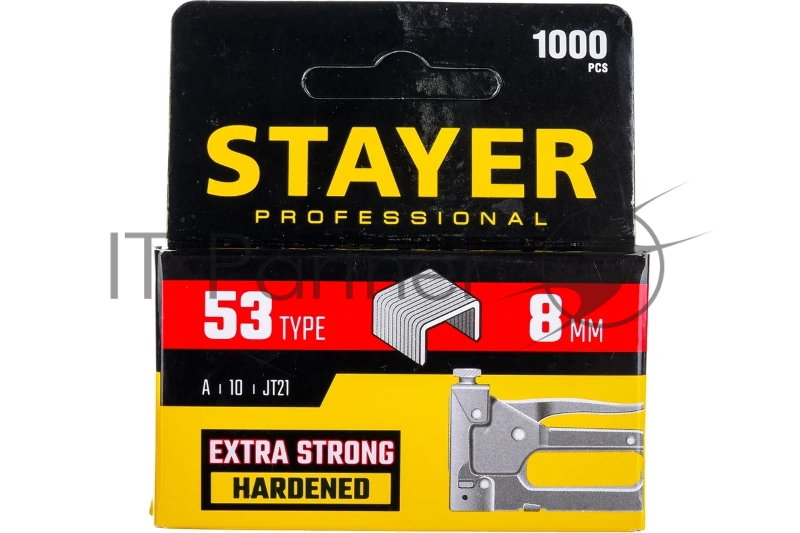 Скобы для степлера STAYER 8 мм узкие тип 53, 1000 шт