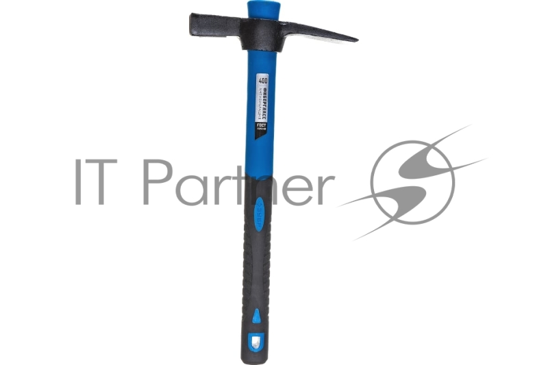 Молоток каменщика с фиберглассовой рукояткой, ЗУБР МК-У 400 г
