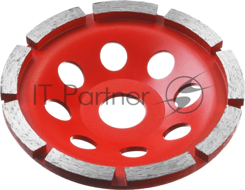 Однорядная ЗУБР чашка алмазная шлифовальная сегментная 115 мм, МАСТЕР