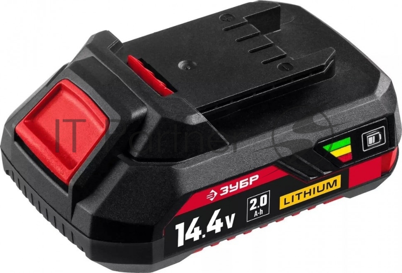 Аккумуляторная батарея ЗУБР АКБ-С1-14-2, 14.4В, Li-Ion, 2Ач, тип С1