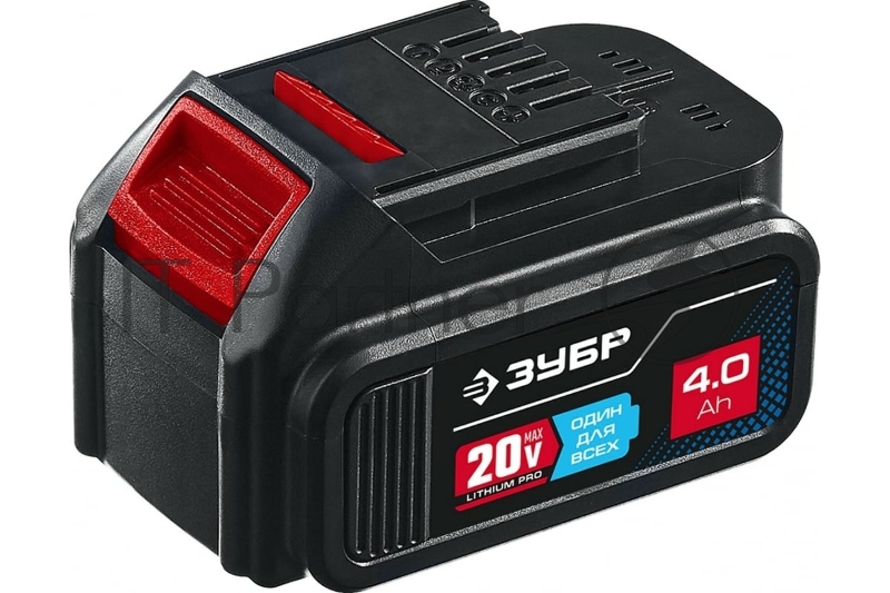 Аккумуляторная батарея ЗУБР Профессионал ST7-20-4, 20В, Li-Ion, 4Ач, тип T7