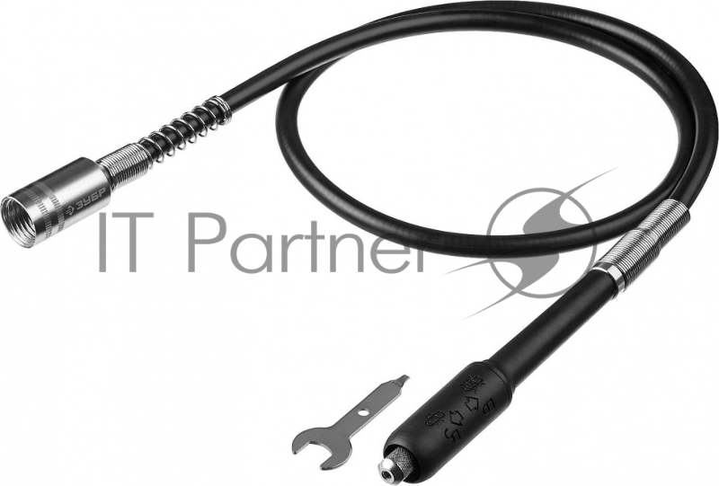 Гибкий вал с цанговым патроном, Д 1,6 - 3,2 мм, L - 1метр ЗУБР