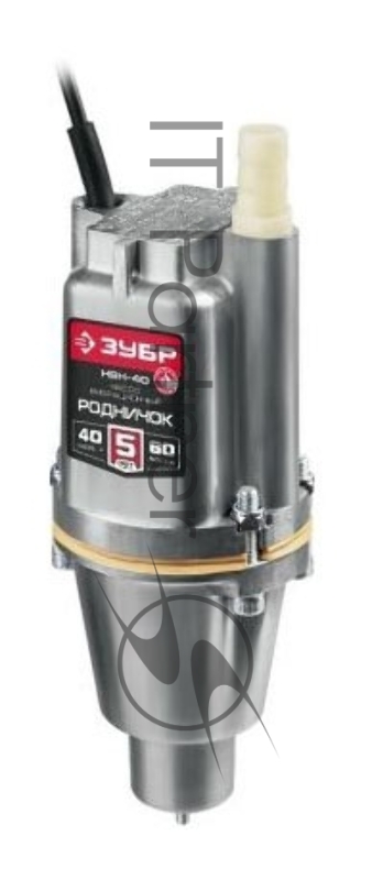 Насос вибрационный ЗУБР Родничок-Н, 40 м провод, с нижним забором воды