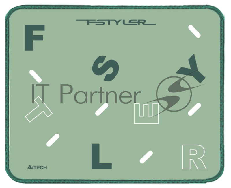 Коврик для мыши A4Tech FStyler FP25 зеленый 250x200x2мм