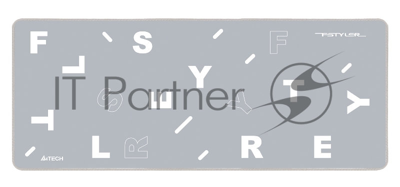 Коврик для мыши A4Tech FStyler FP75 серый/белый 750x300x2мм