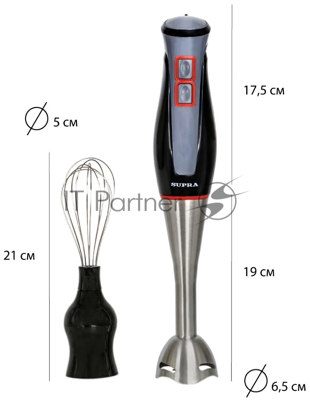 Блендер погружной Supra HBS-994 750Вт черный