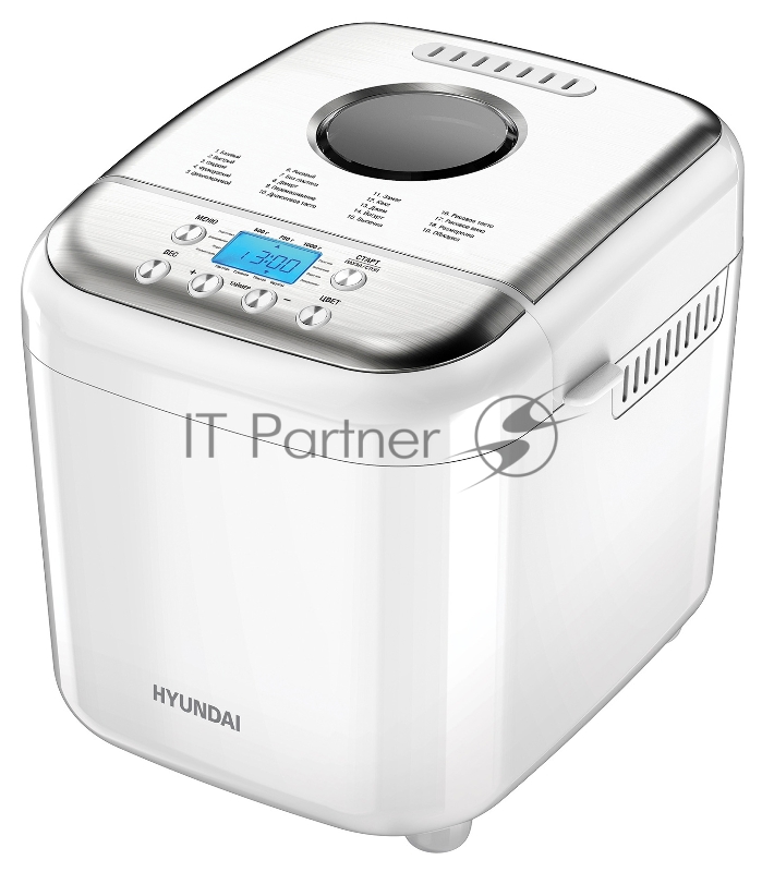 Хлебопечь Hyundai HYBM-3086 600Вт белый/серебристый