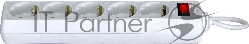 Сетевой фильтр Defender Фильтр ES, 1.8м, 5 розеток белый 99481