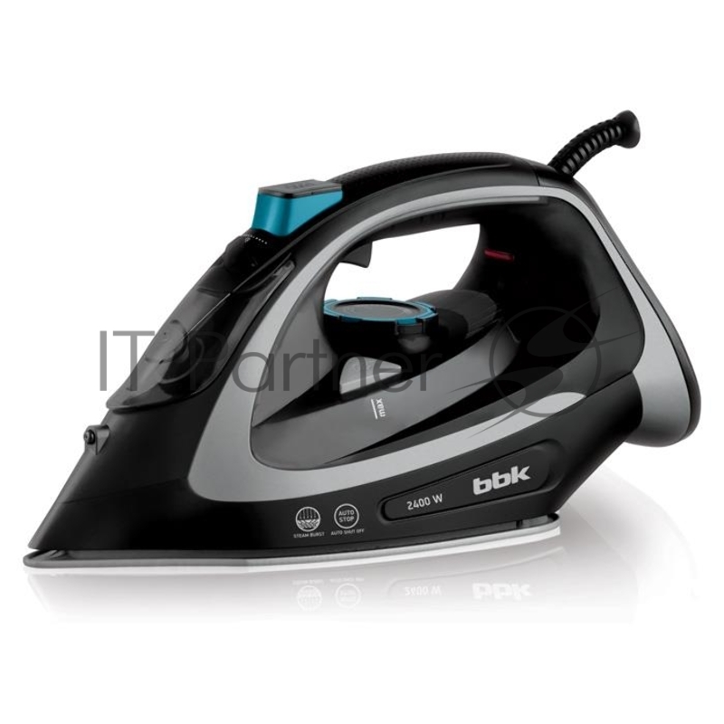 Утюг электрический BBK ISE-2405 черный/серебро