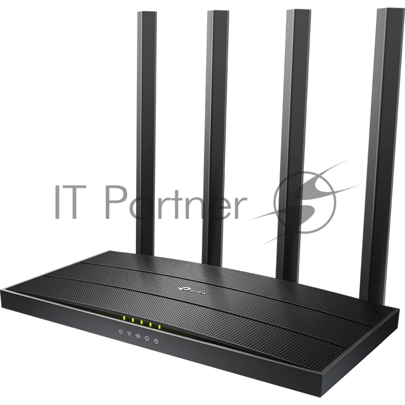 Роутер AC1200 Dual Band Wireless Gigabit Router, 867Mbps at 5GHz + 300Mbps at 2.4GHz, 802.11ac/a/b/g/n, 5 Gigabit Ports, 4 fixed antennas