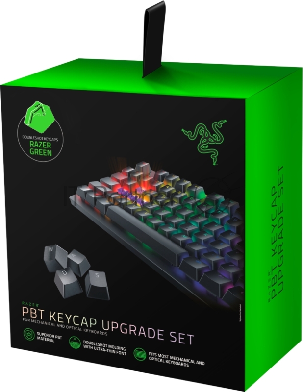 Клавиши Razer PBT Keycap Upgrade Set - Razer Green