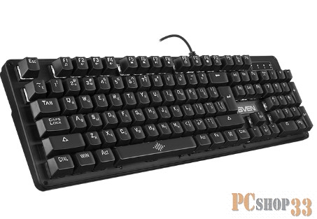 Механическая игровая клавиатура SVEN KB-G9100 (104кл., 12 Fn функций, подсветка)
