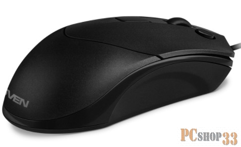 Мышь SVEN RX-95 чёрная (кн. копировать-вставить. 5+1кл. 1000-4000 DPI, кор.)