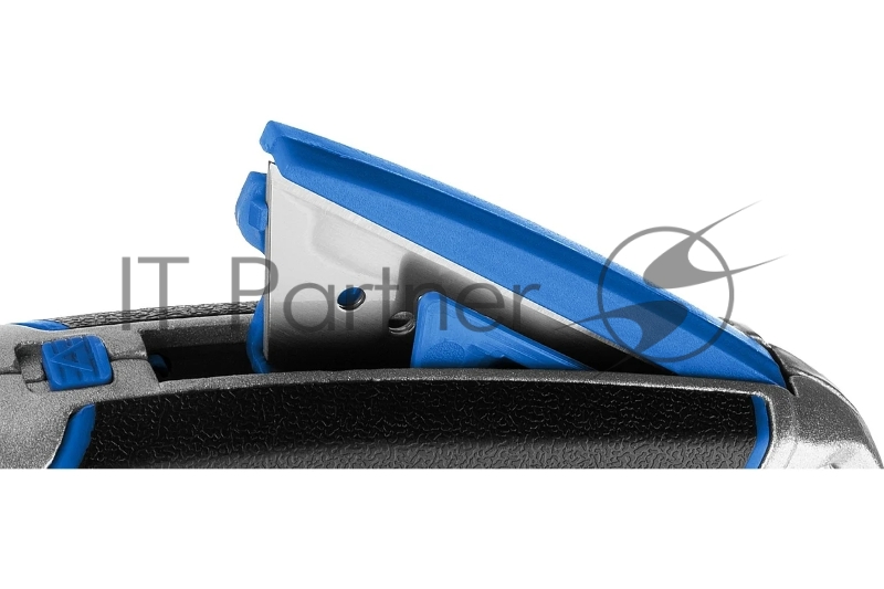 Нож ЗУБР Профессионал Эксперт А24, универсальный с автостопом и быстрой заменой лезвий, трап. лезвия А24