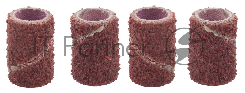 Лента ЗУБР абразивная, P 80, посадка d 6,3, L 12,7мм, 4шт