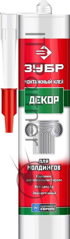 Клей монтажный ЗУБР, для молдингов, 300мл