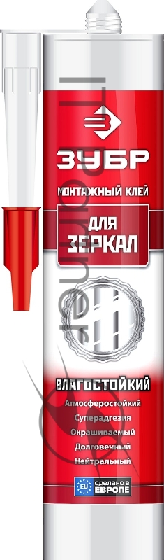 Клей монтажный ЗУБР, для зеркал, 300мл
