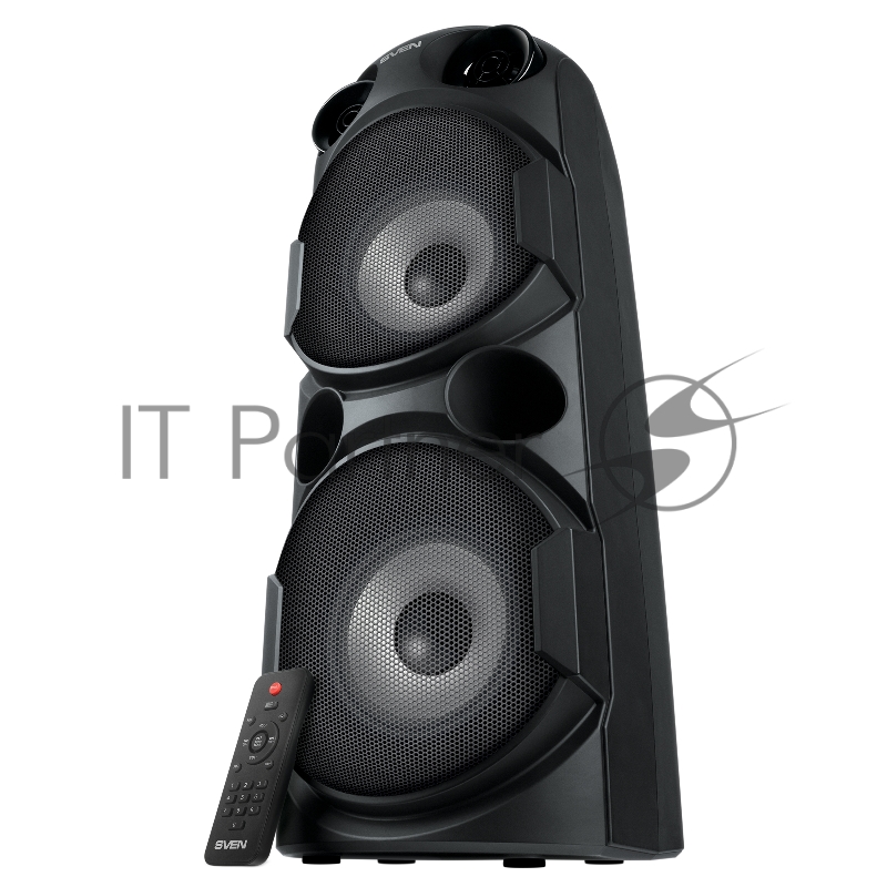 Колонка АС SVEN PS-750, черный (80 Вт, TWS, Bluetooth, FM, USB, microSD, LED-дисплей, 2х4400мА*ч)