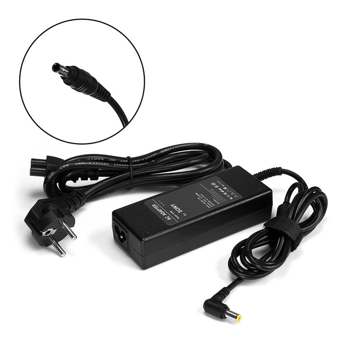 Блок питания для ноутбука Sony Vaio VGN-SZ, VGN-FZ, CR, FS, FE, FJ, S3, S4, S5, Series. 19.5V 4.7A (6.0x4.4 mm) 90W GP-AC19V33