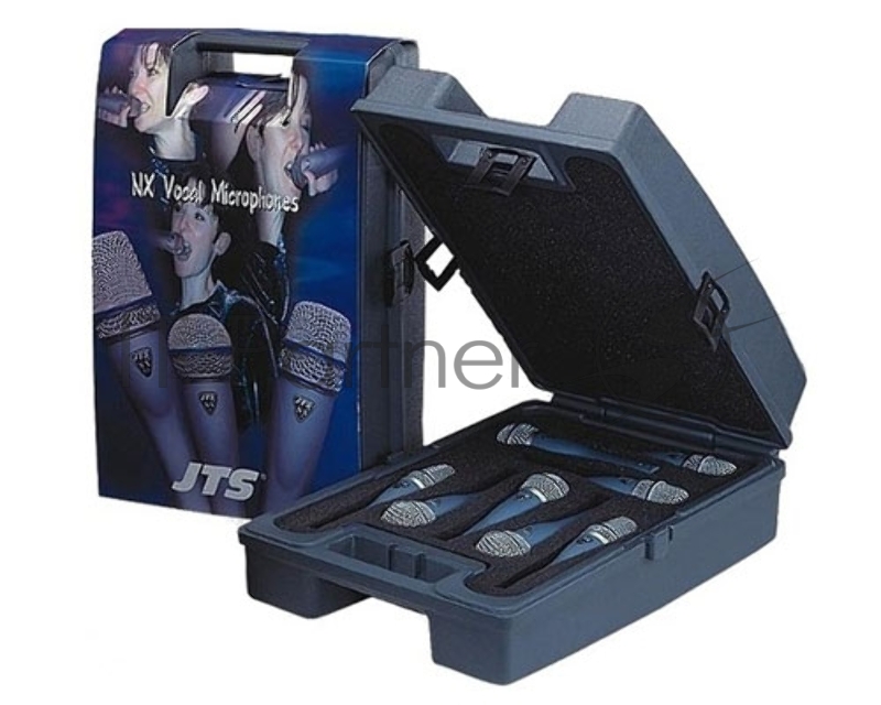 Комплект из 8 вокальных микрофонов в кейсе JTS NXB-8V