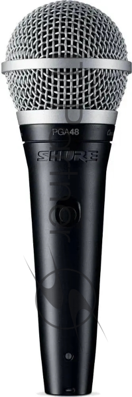 SHURE PGA48-QTR-E кардиоидный вокальный микрофон c выключателем, с кабелем XLR -1/4