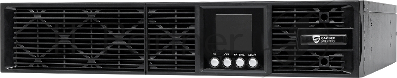 Источник бесперебойного питания UPS Сайбер Электро ПИЛОТ-1000Р Линейно-интерактивный 1000ВА/900Вт. USB/RS-232/EPO/SNMPslot (8 IEC С13) (12В /7.5Ач. х 2)