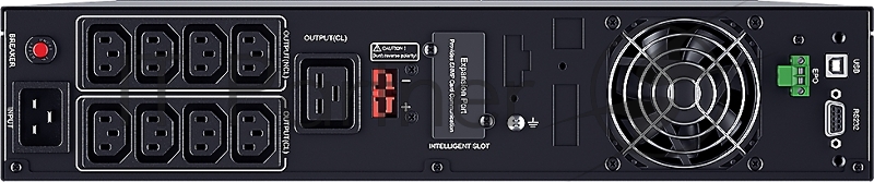 Источник бесперебойного питания UPS Сайбер Электро ПИЛОТ-3000Р Линейно-интерактивный 3000ВА/2700Вт. USB/RS-232/EPO/SNMPslot (8 IEC С13, IEC C19 x 1) (12В /7.5Ач. х 6)