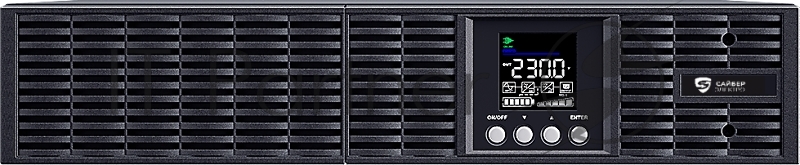 Источник бесперебойного питания UPS Сайбер Электро ЭКСПЕРТ-1000Р Онлайн, Стойка/Напольный 1000ВА/900Вт. USB/RS-232/SNMP Slot/EPO (8 IEC С13) (12В /9Ач. х 2)