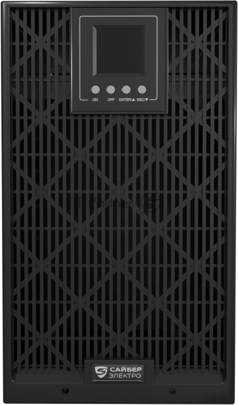 Источник бесперебойного питания UPS Сайбер Электро ЭКСПЕРТ-3000 Онлайн, Напольное исполнение 3000ВА/2400Вт. USB/RS-232/SNMPslo (4 EURO + 2 IEC С13+Terminal) (12В /9Ач. х 6)