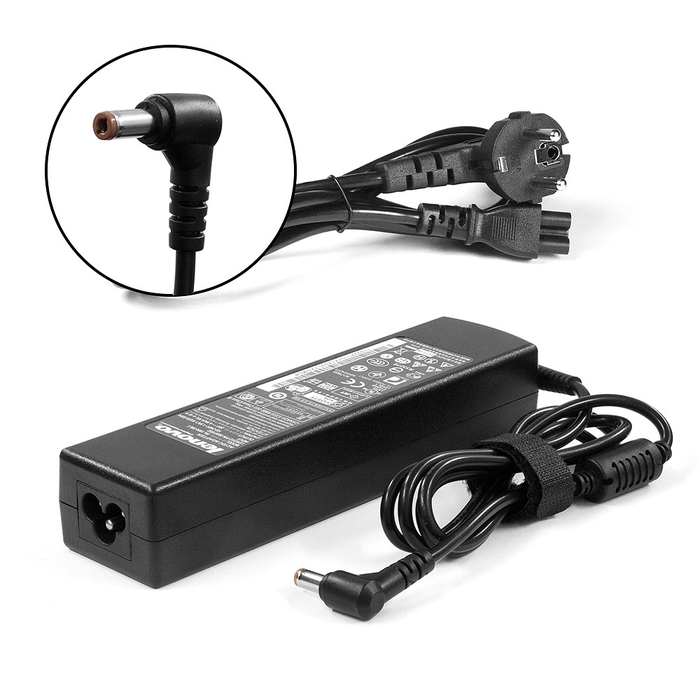 Блок питания для ноутбука Lenovo IdeaPad Y450, V470, Z570, G450, U350, B450 Series. 20V 4.5A (5.5x2.5 mm) 90W ADP-65KH B, 36001646