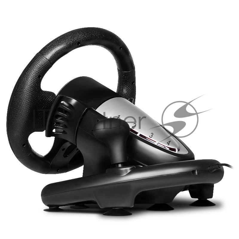 Руль SVEN GC-W800 (педали, вибро, скоба, D-pad, 12 кл, PC/PS3/PS4/XBOXONE/Xinput)