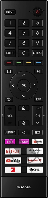 Телевизор QLED Hisense 55 55E76GQ черный Ultra HD 60Hz DVB-T DVB-T2 DVB-C DVB-S DVB-S2 USB WiFi Smart TV (RUS)