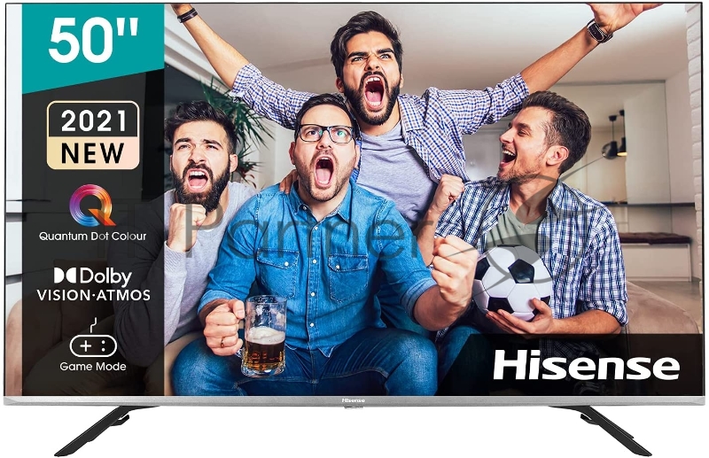 Телевизор QLED Hisense 50 50E76GQ черный Ultra HD 60Hz DVB-T DVB-T2 DVB-C DVB-S DVB-S2 USB WiFi Smart TV (RUS)