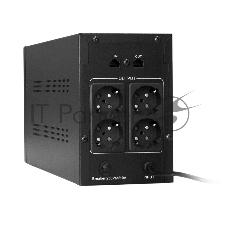 Exegate EP285532RUS ИБП ExeGate SpecialPro Smart LLB-2200.LCD.AVR.EURO.RJ <2200VA/1300W, LCD, AVR, 4 евророзетки, RJ45/11, Black>