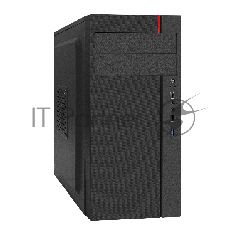 Exegate EX290177RUS Корпус Miditower ExeGate AA-440U-AA350 (ATX, AA350 8 см, 2*USB+1*USB3.0, аудио, черный)