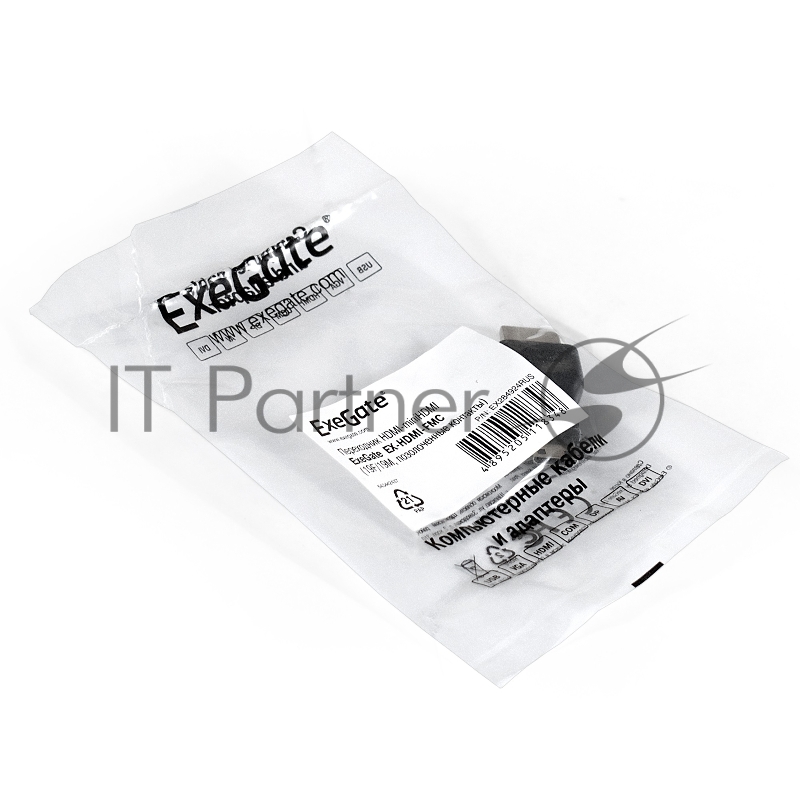 Переходник Exegate EX284924RUS HDMI-miniHDMI ExeGate EX-HDMI-FMC (19F/19M, позолоченные контакты)