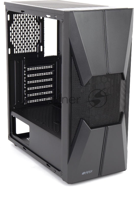 Корпус PC CASE HIPER HG301 DESTROYER (w/o PSU, USB+HD audio, W/O fan) BLACK