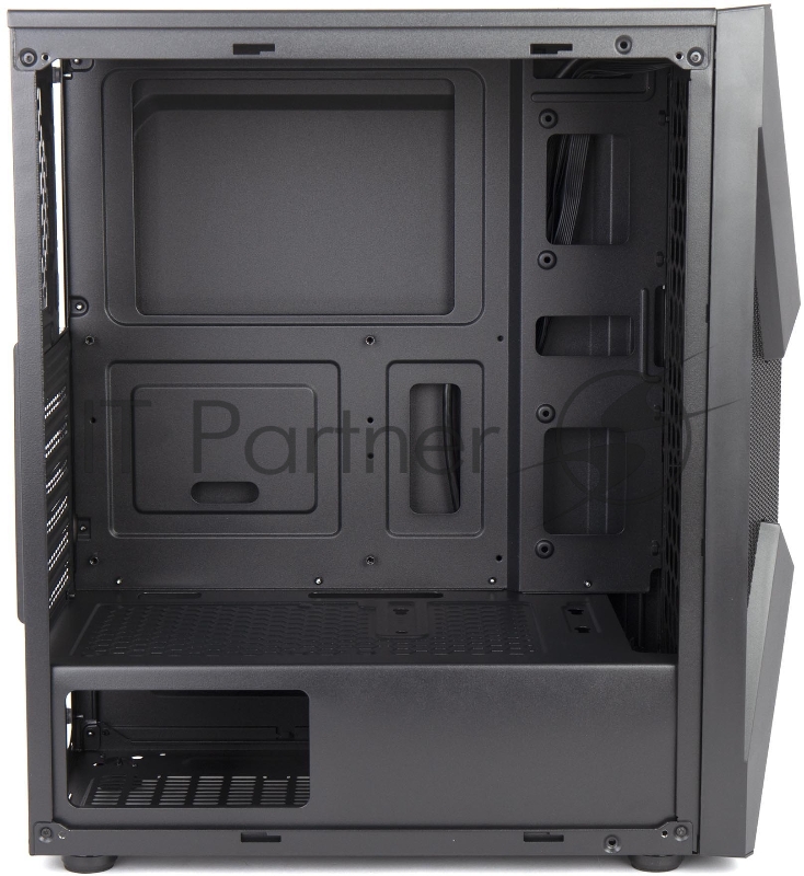 Корпус PC CASE HIPER HG301 DESTROYER (w/o PSU, USB+HD audio, W/O fan) BLACK