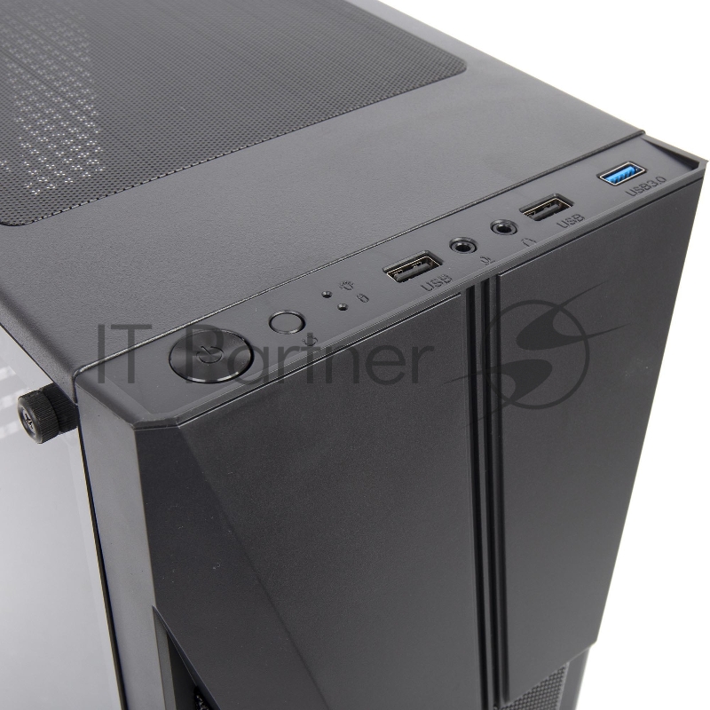 Корпус PC CASE HIPER HG301 DESTROYER (w/o PSU, USB+HD audio, W/O fan) BLACK