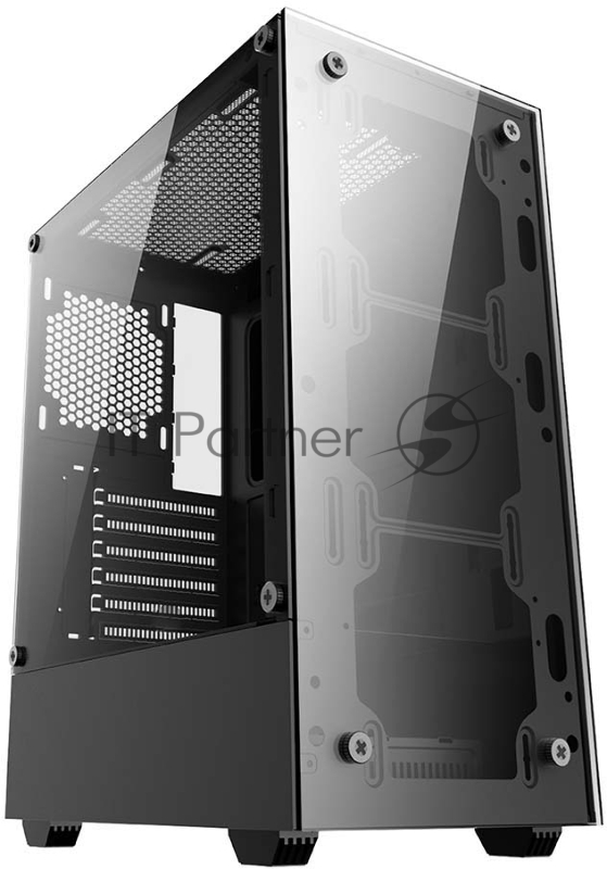 Корпус PC CASE HIPER HG302 SHADOW (w/o PSU, USB+HD audio, W/O fan) BLACK