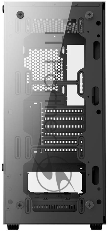 Корпус PC CASE HIPER HG302 SHADOW (w/o PSU, USB+HD audio, W/O fan) BLACK