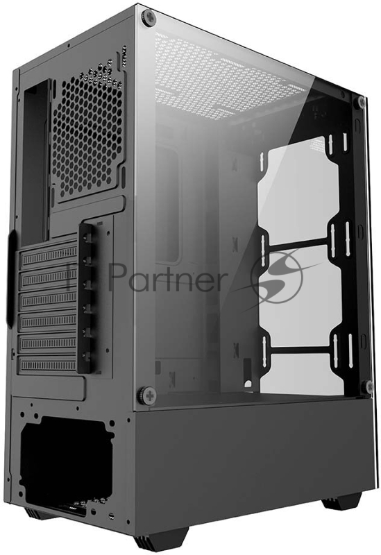 Корпус PC CASE HIPER HG302 SHADOW (w/o PSU, USB+HD audio, W/O fan) BLACK