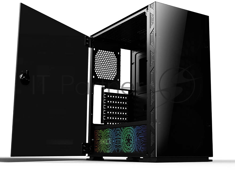 Корпус PC CASE HIPER WG301 HUND (w/o PSU, USB+HD audio, W/O fan) BLACK