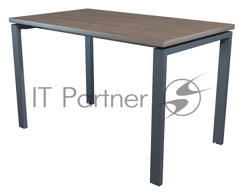 Стол Практик NT письменный прямой 1200x700x750мм орех темный/антрацит (K35099213315)