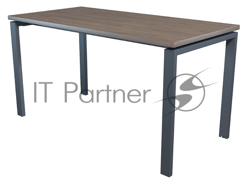 Стол Практик NT письменный прямой 1400x700x750мм орех темный/антрацит (K35099223315)