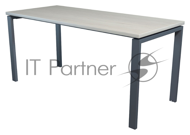 Стол Практик NT письменный прямой 1600x700x750мм белый/антрацит (K35099233115)