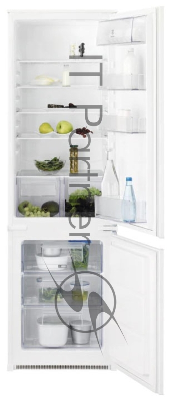 Холодильник Electrolux RNT2LF18S (без No Frost, электронное управление, класс A+, полезный объём: 272 л (195 + 72 л), 54x54.9x177.9 см, белый)