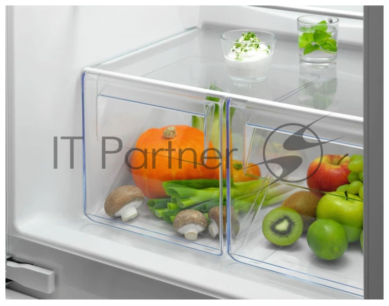 Холодильник Electrolux RNT2LF18S (без No Frost, электронное управление, класс A+, полезный объём: 272 л (195 + 72 л), 54x54.9x177.9 см, белый)