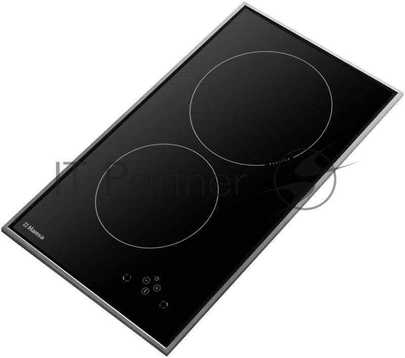 Домино HANSA/ Варочная поверхность индукционная 30см BHII37303. Зоны нагрева Ø18 cm - 1,4 kW, Ø22 cm - 2,3kW, сенсорная панель управления, рамка