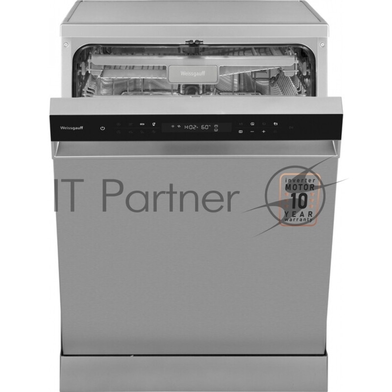 Посудомоечная машина Weissgauff DW 6138 Inverter Touch Inox